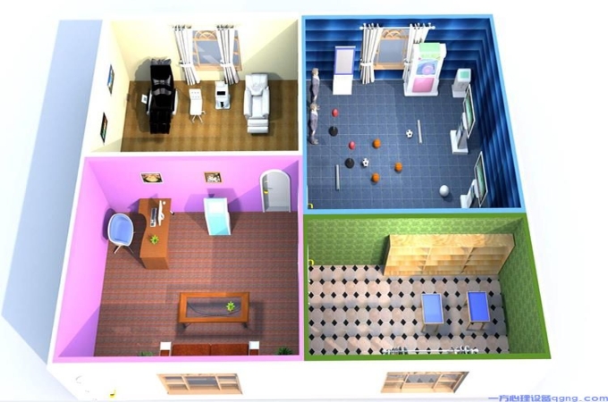 心理宣泄设备 心理辅导室建设建设方案详细内容